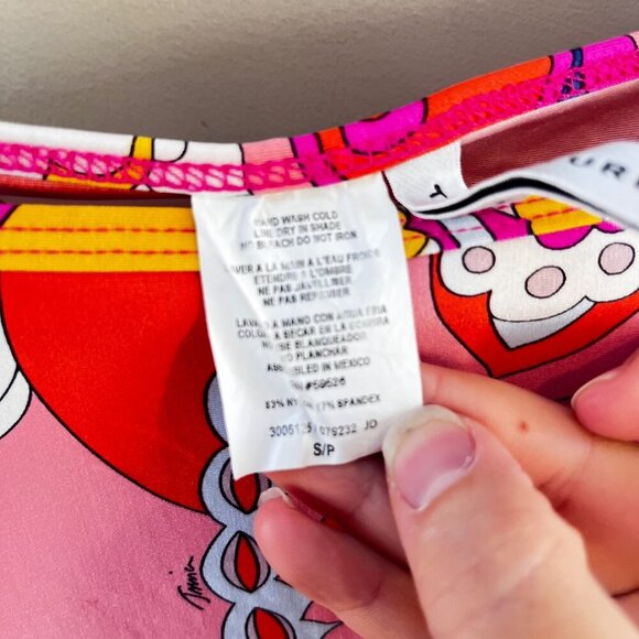 Trina Turk Vibrant Multicolor Sevilla Swim Cover Up: Size S - Picture 4 of 6